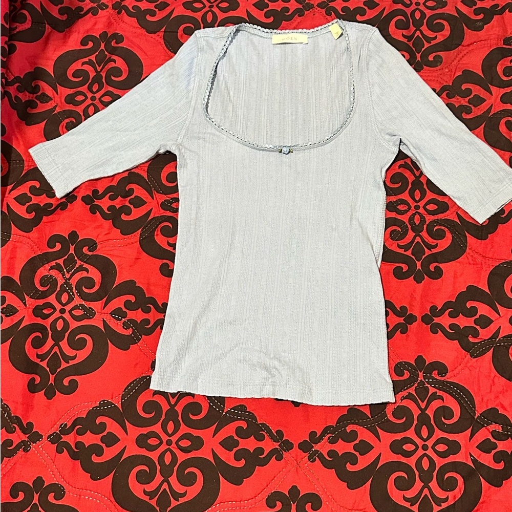 Doen Light Blue Blouse